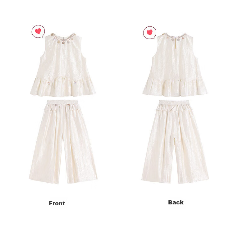 CHANZUIGOU Girls' Bohemian Vacation Set 2026 Summer New Elegant Sweet Style 10